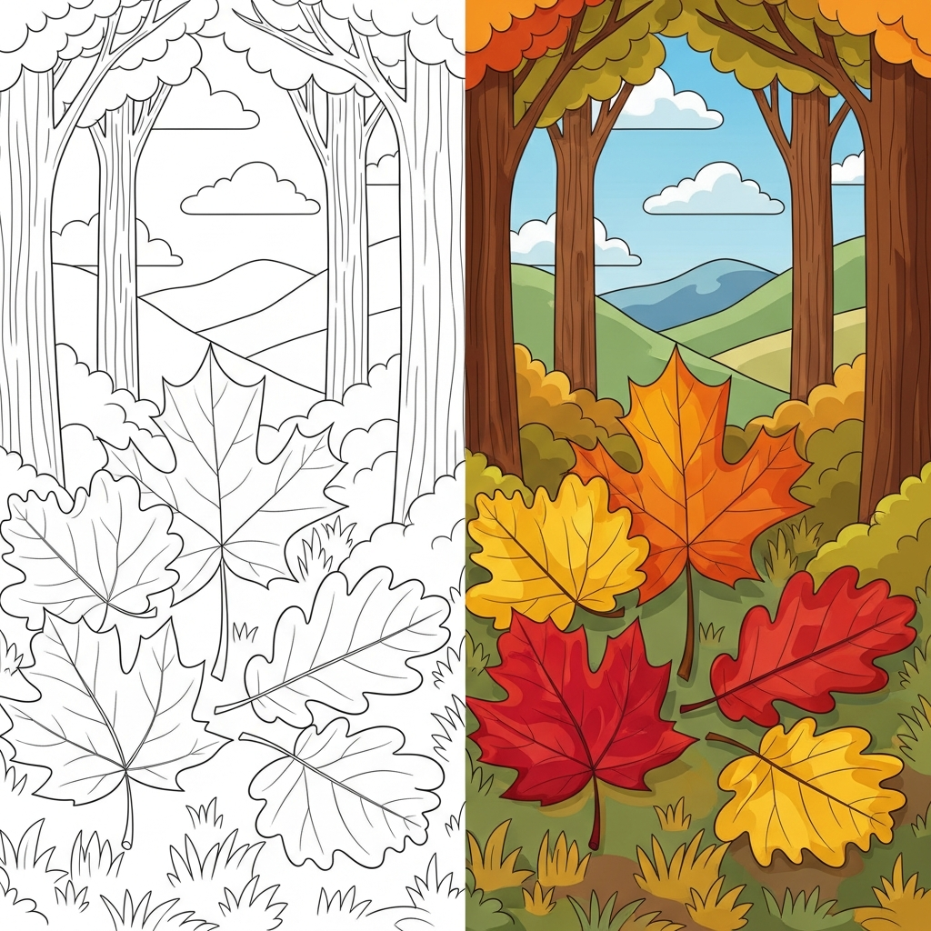 5 Blätter Ausmalbilder - Kostenlose Malvorlagen Ausmalbilder