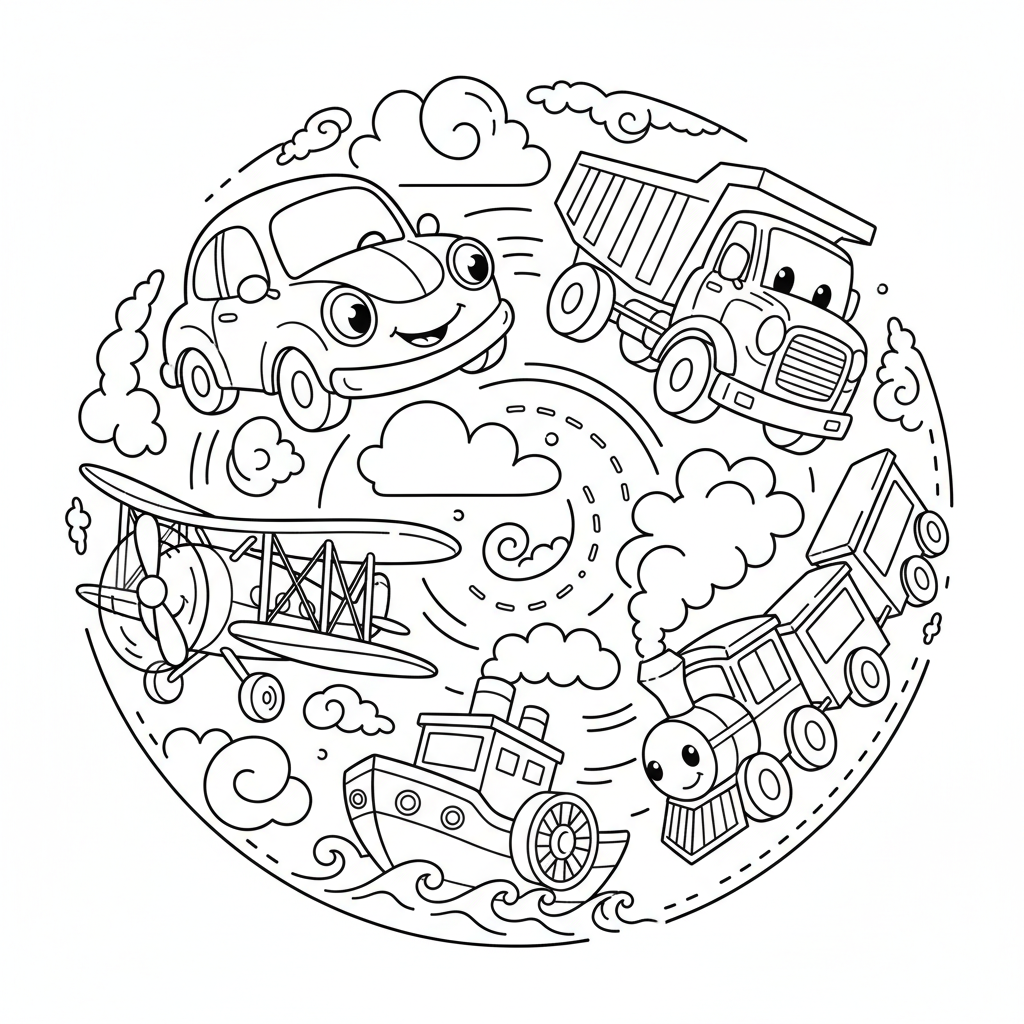 93 Fahrzeuge Ausmalbilder - Malvorlagen kostenlos Kategorie