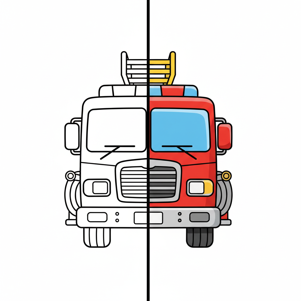 17 Feuerwehr Ausmalbilder - Kostenlose Malvorlagen Ausmalbilder