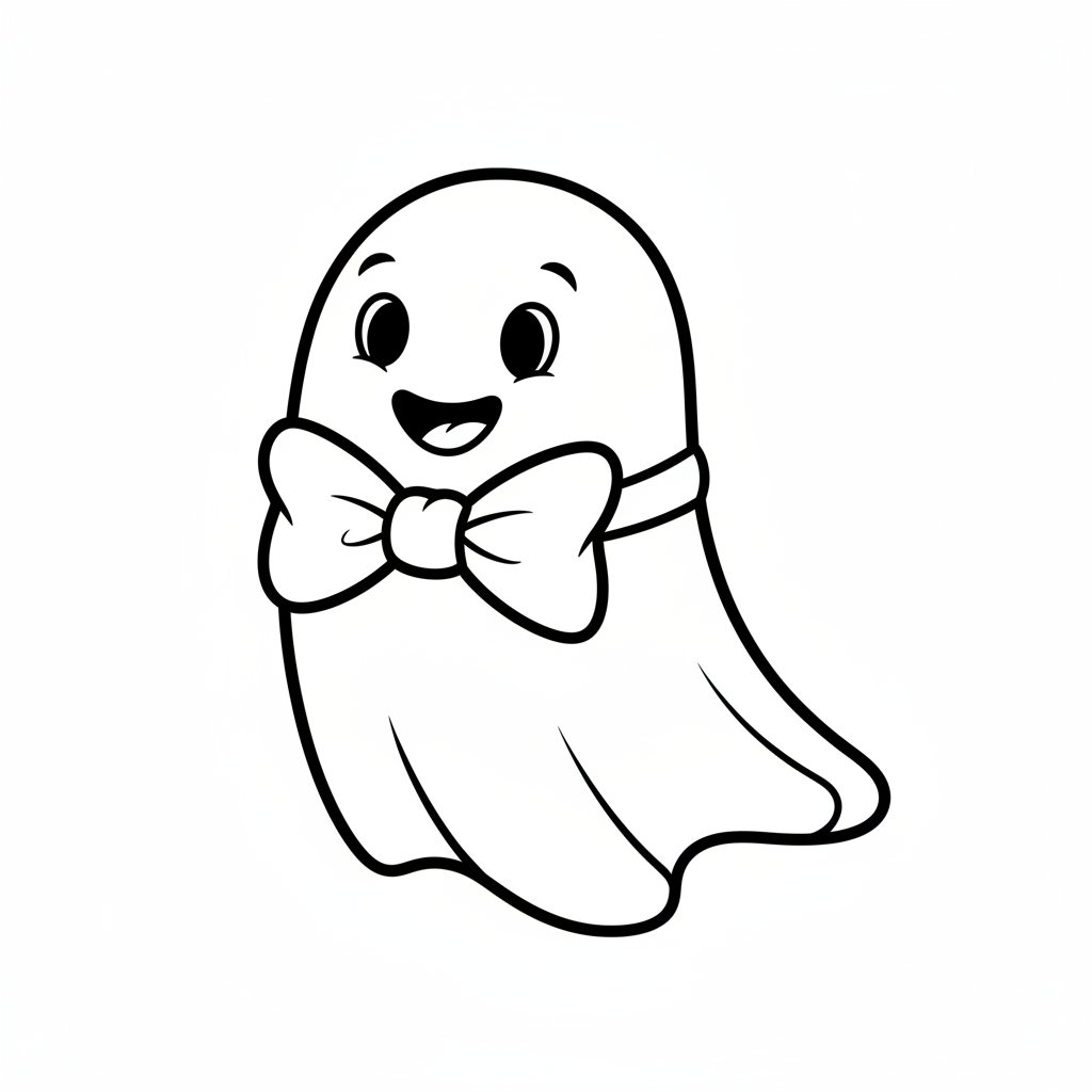 Freundlicher Geist mit Fliege