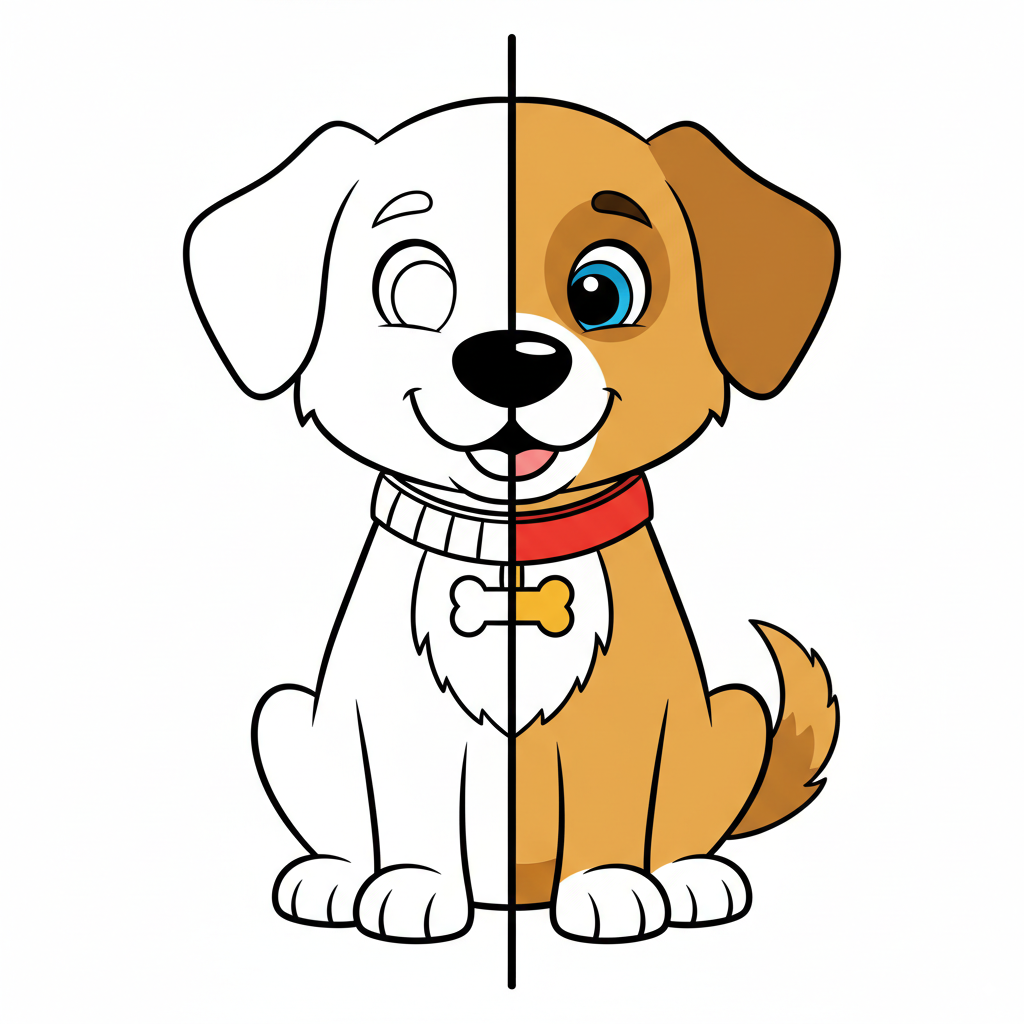 Hunde Ausmalbilder - 25+ Kostenlose Hunde Malvorlagen als PDF Ausmalbilder