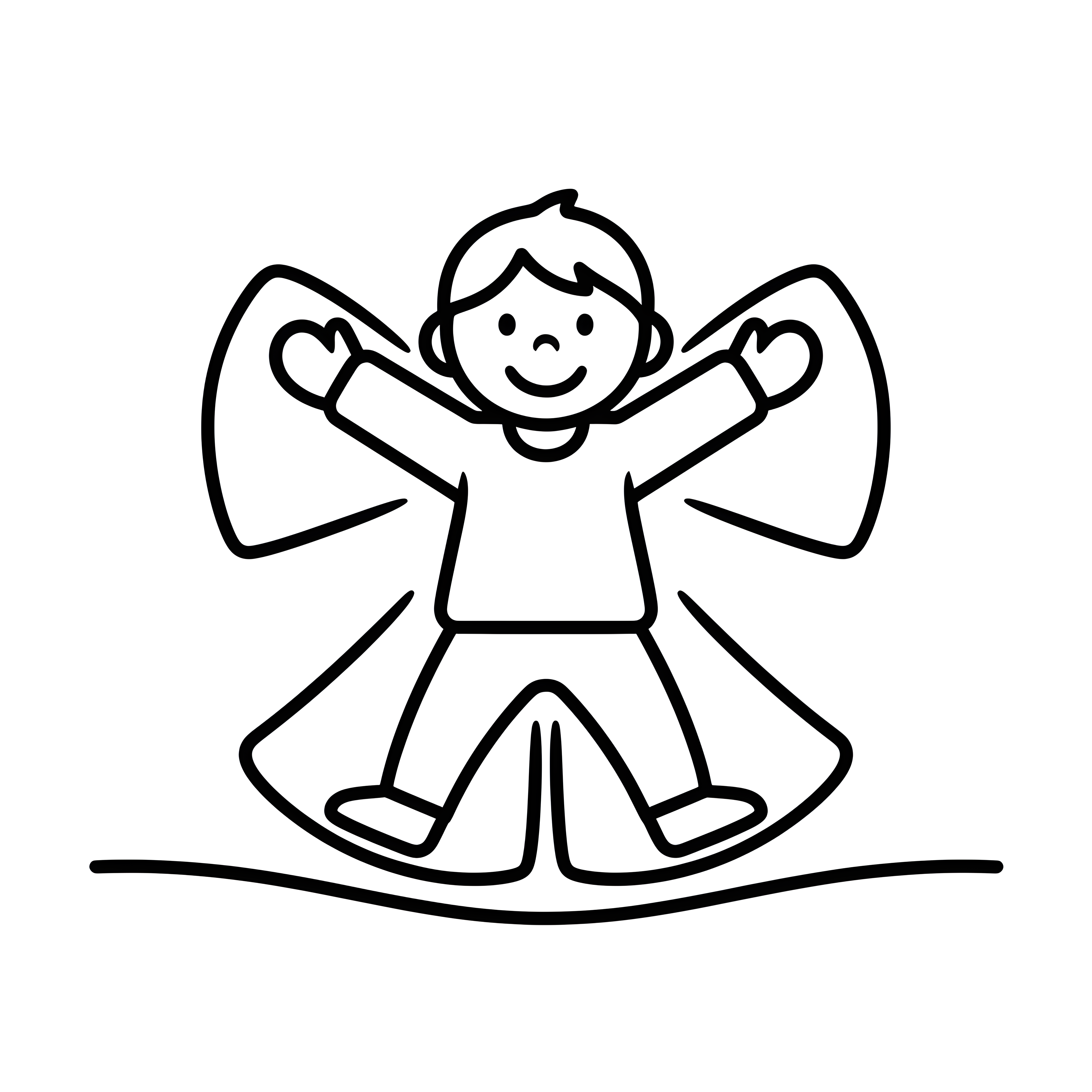 Kind macht Schneeengel im Winter zum Ausmalen