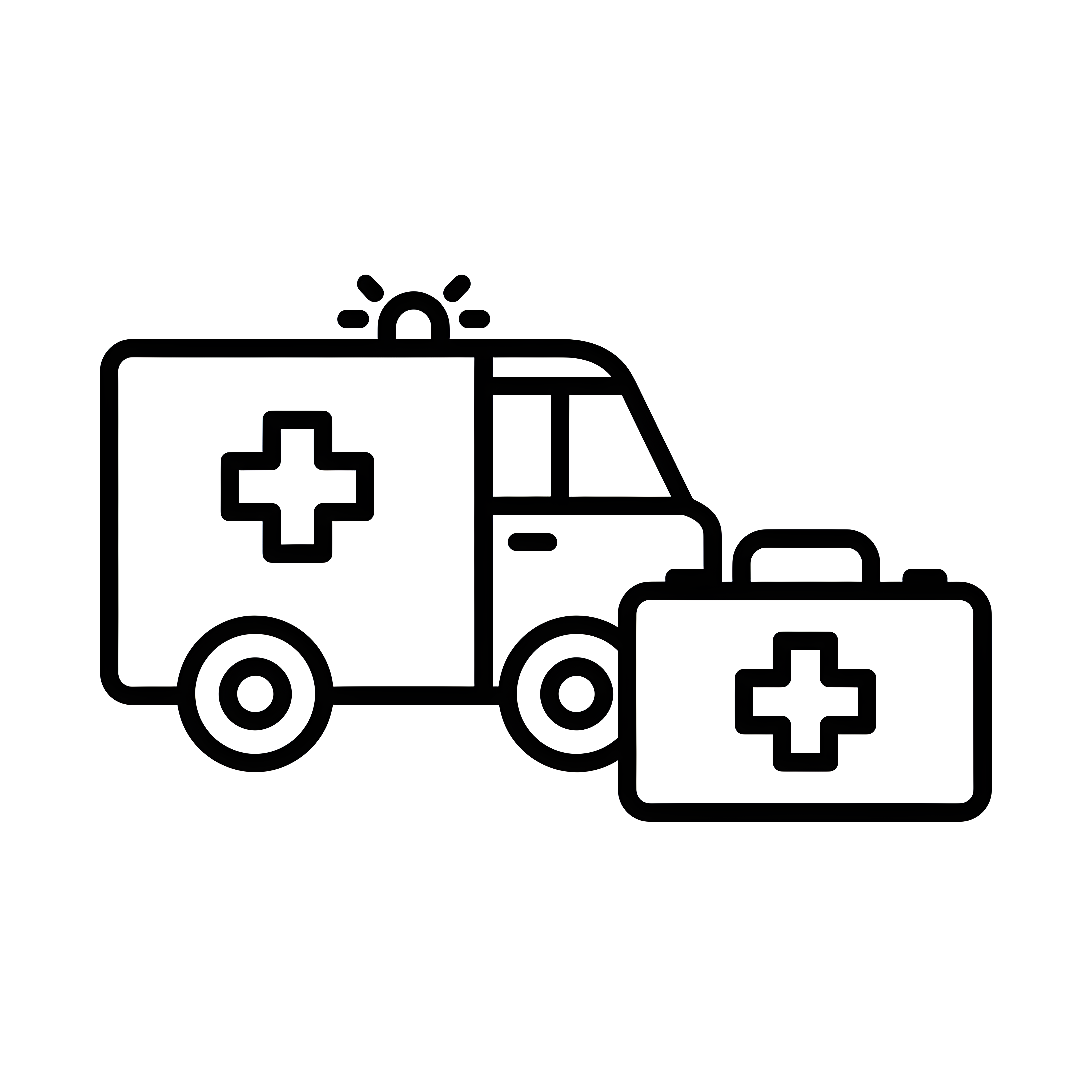 Krankenwagen mit Arzttasche