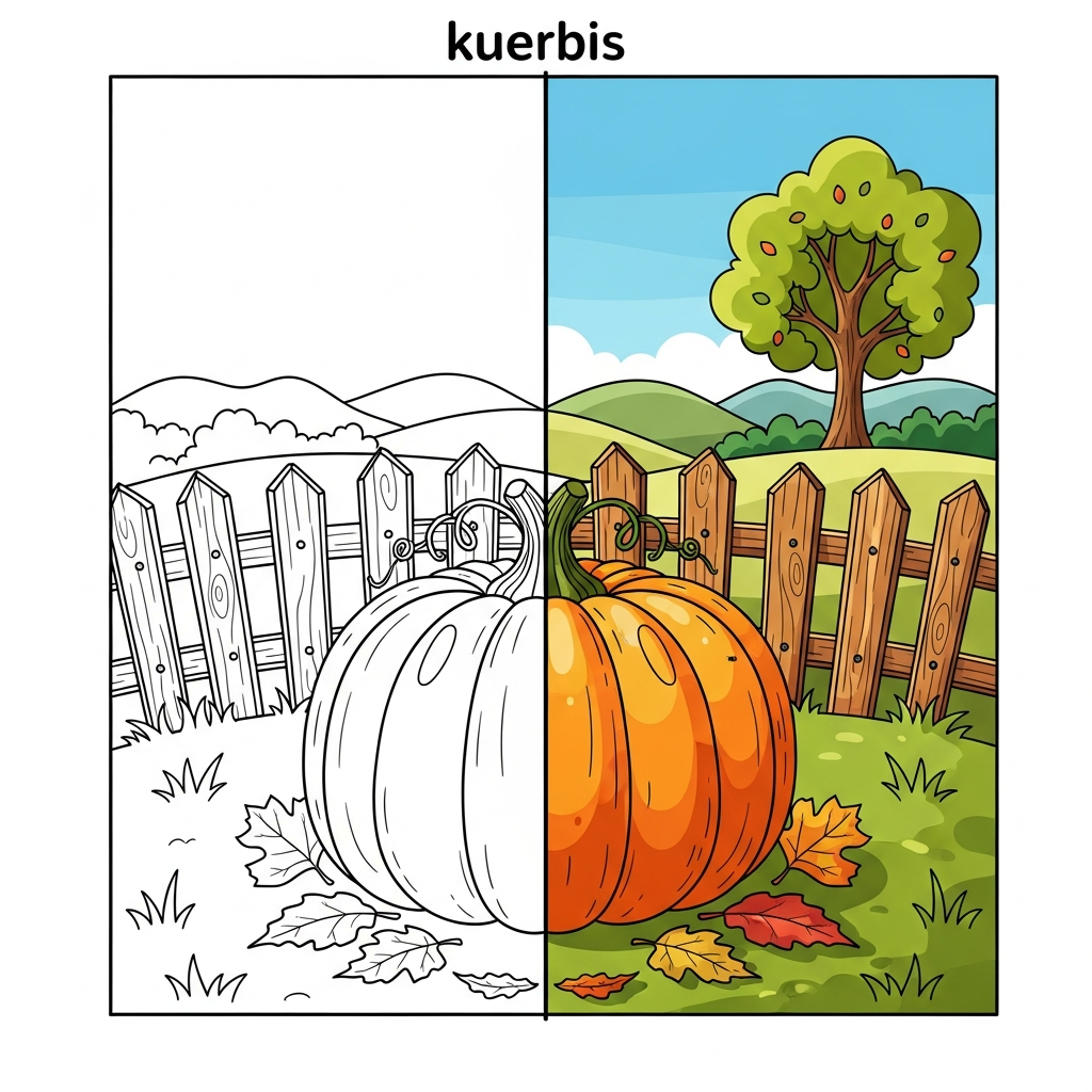 2 Kürbis Ausmalbilder - Kostenlose Malvorlagen Ausmalbilder