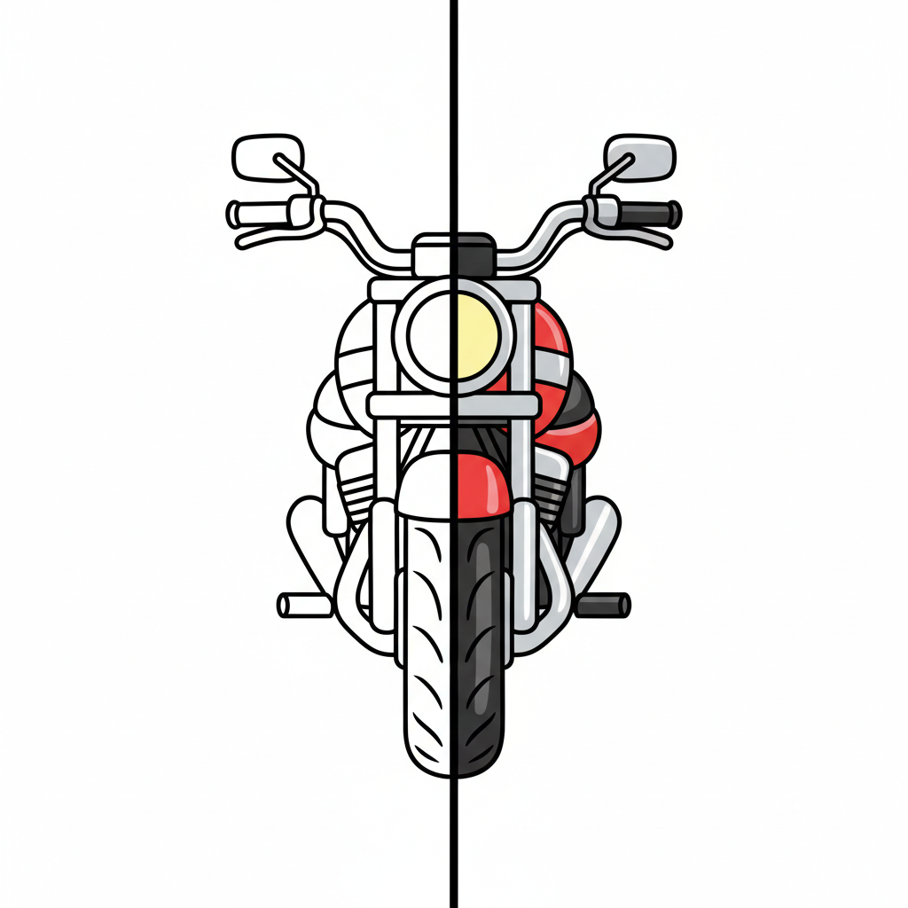 21 Motorrad Ausmalbilder - Kostenlose Malvorlagen Ausmalbilder