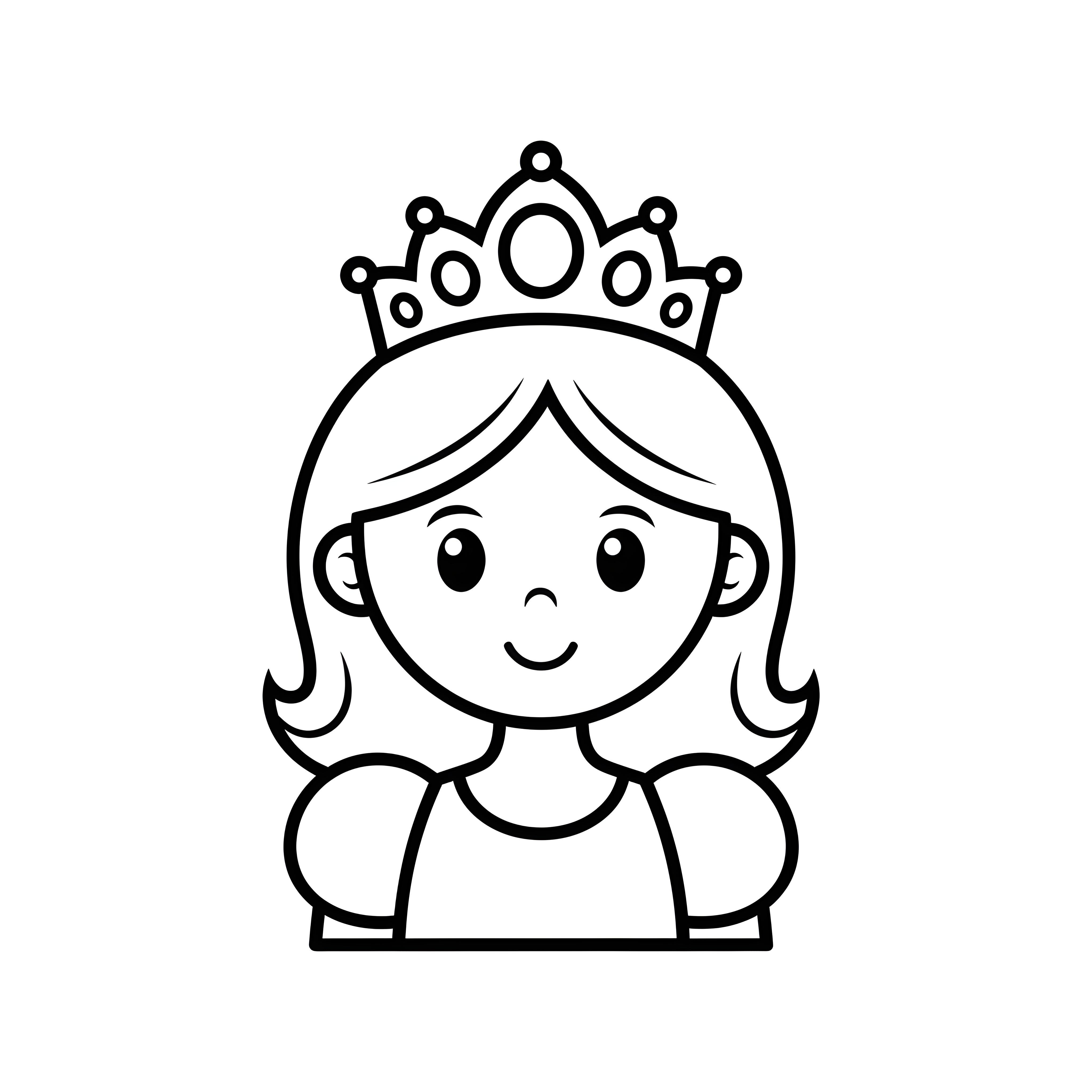 Prinzessin mit Tiara