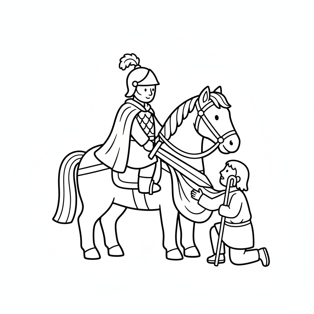 Sankt Martin zu Pferd