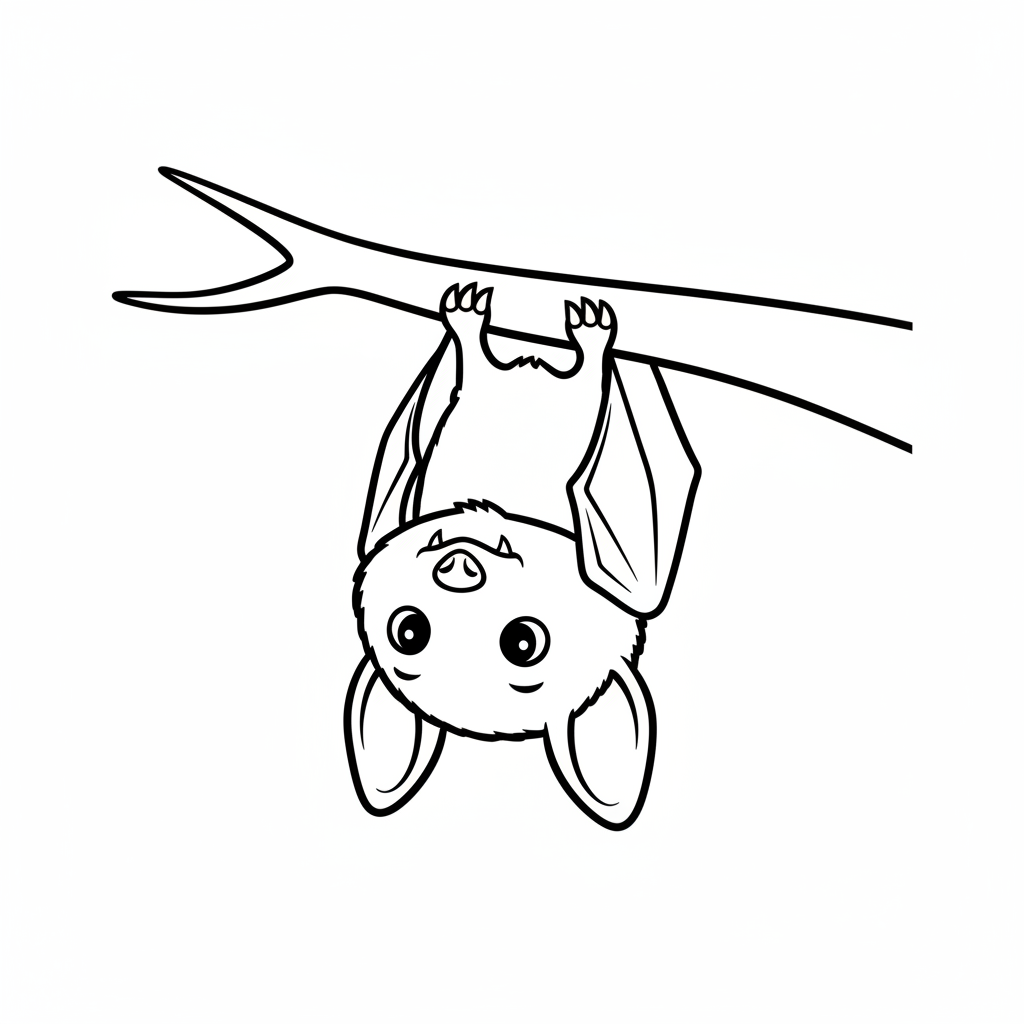 Süße Baby-Fledermaus