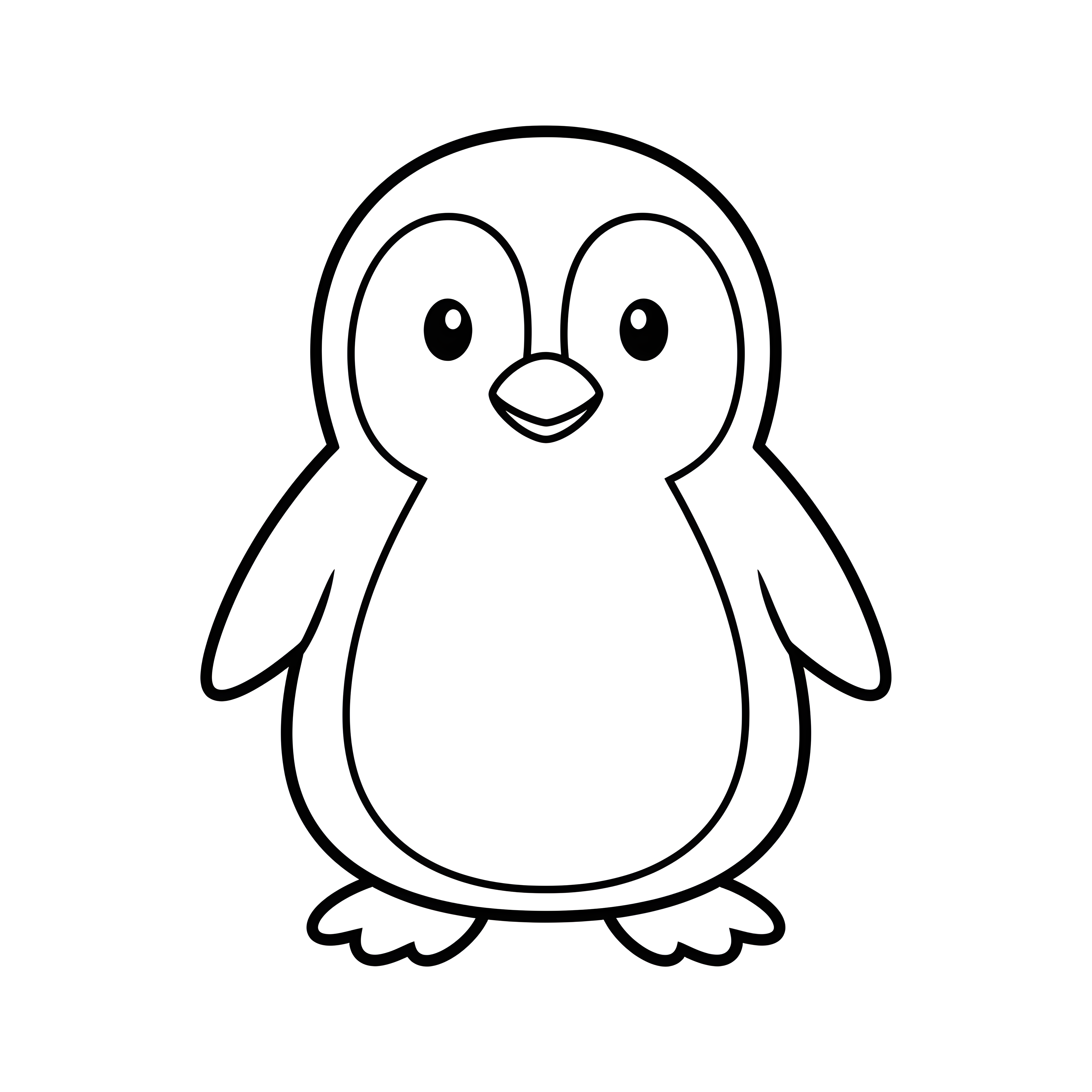Süßer Pinguin