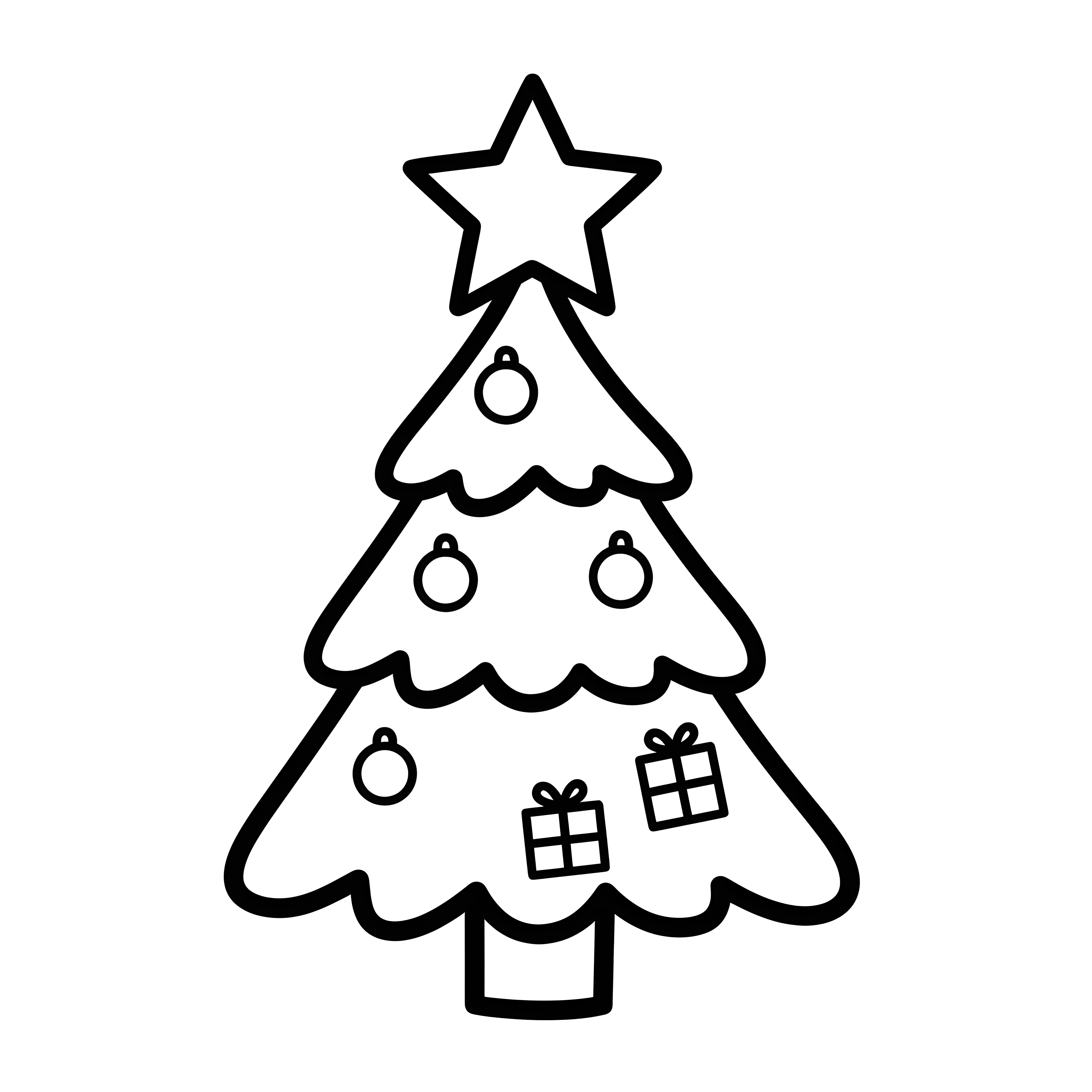 Weihnachtsbaum mit Stern