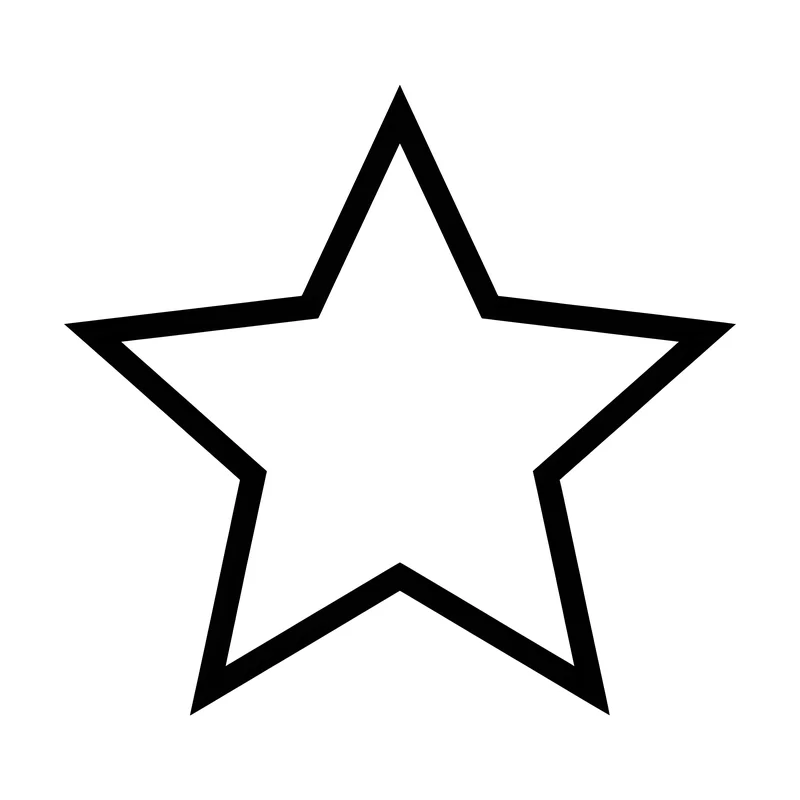 Weihnachtsstern zum Ausmalen