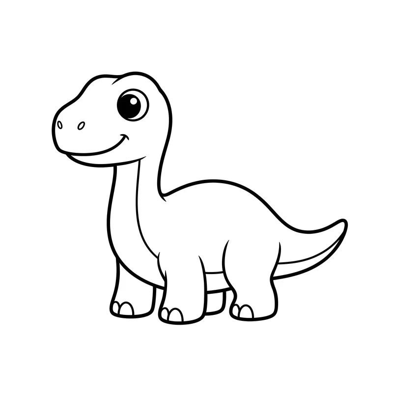Iguanodon Dinosaur zum Ausmalen